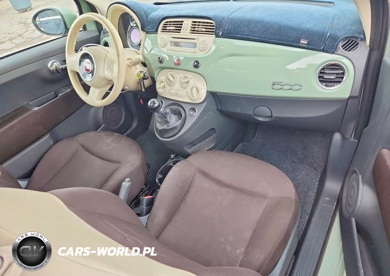 2013 Fiat 500 Pop VIN:3C3CFFAR1DT738530 - 8