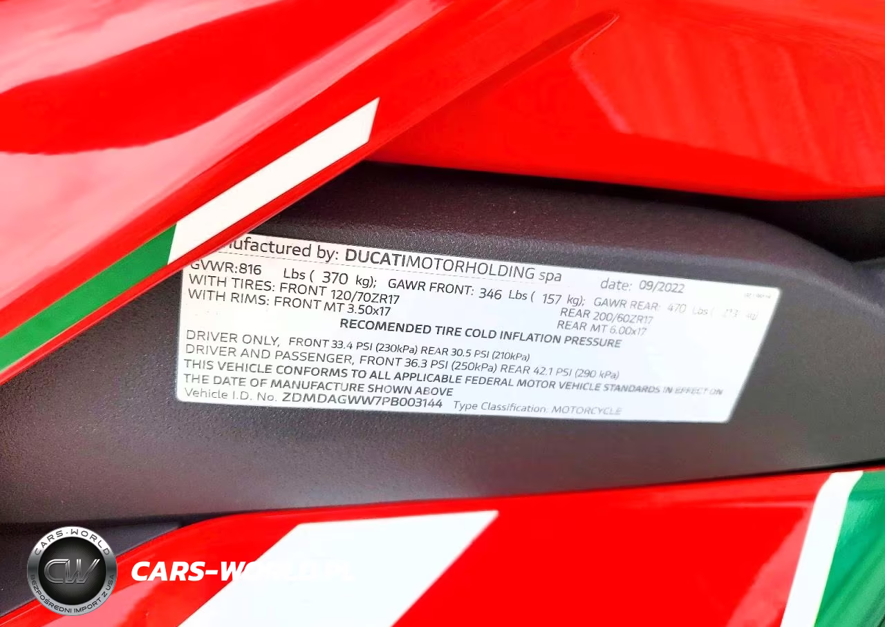 2023 Ducati Panigale V4S VIN:ZDMDAGWW7PB003144 - 9