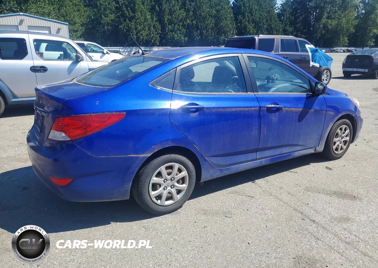 2014 Hyundai Accent Gls VIN:KMHCT4AE1EU613777 - 3