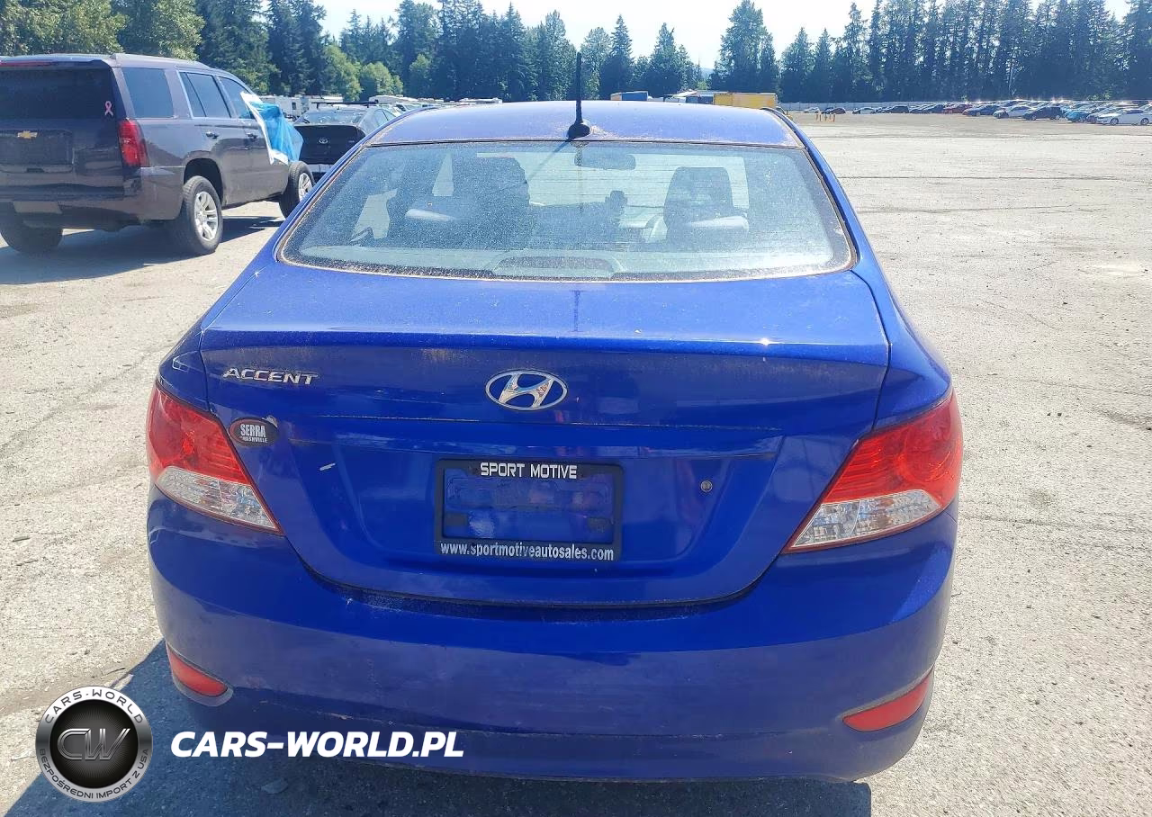 2014 Hyundai Accent Gls VIN:KMHCT4AE1EU613777 - 6