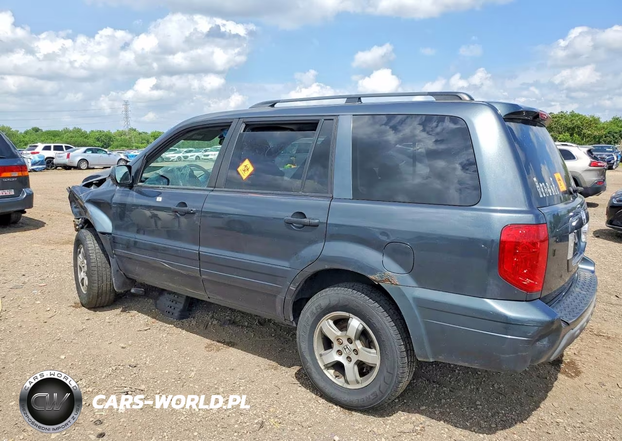 2004 Honda Pilot Exl VIN:2HKYF185X4H536356 - 2