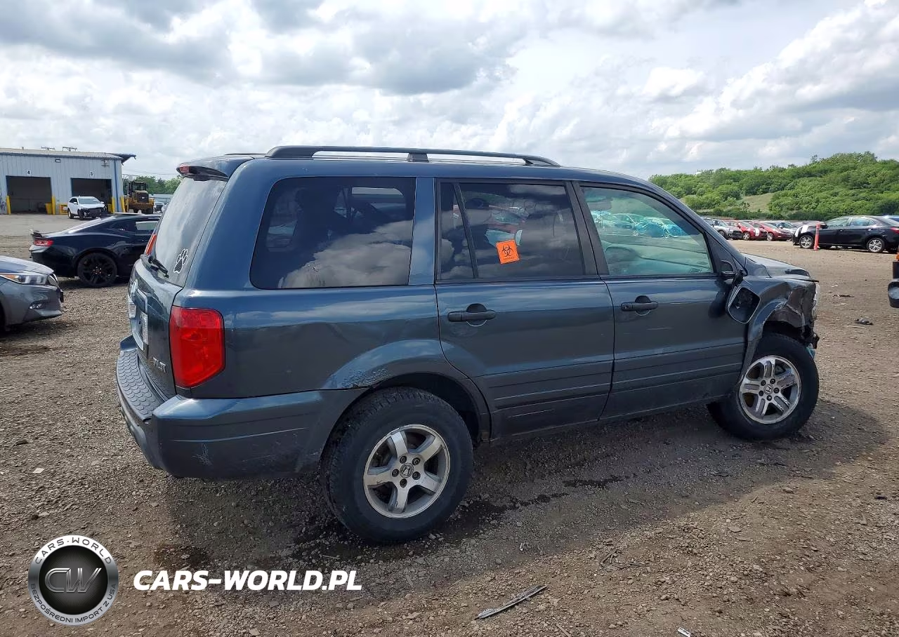 2004 Honda Pilot Exl VIN:2HKYF185X4H536356 - 3