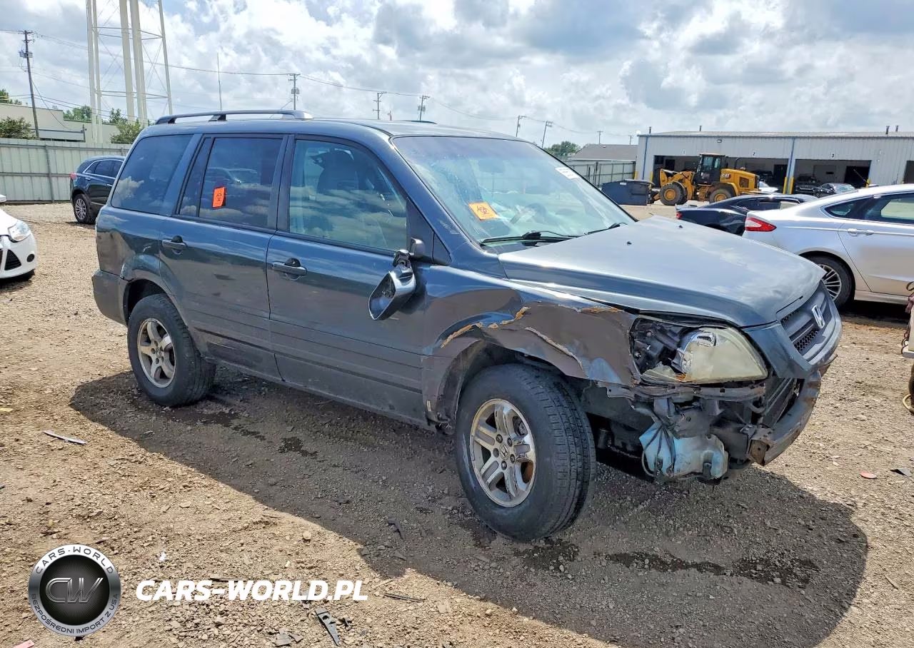 2004 Honda Pilot Exl VIN:2HKYF185X4H536356 - 4
