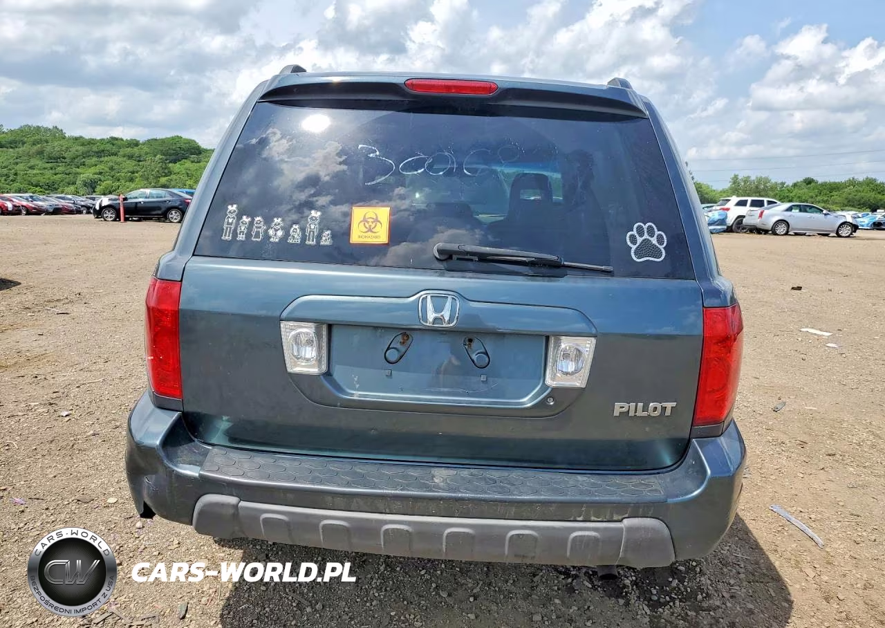 2004 Honda Pilot Exl VIN:2HKYF185X4H536356 - 6