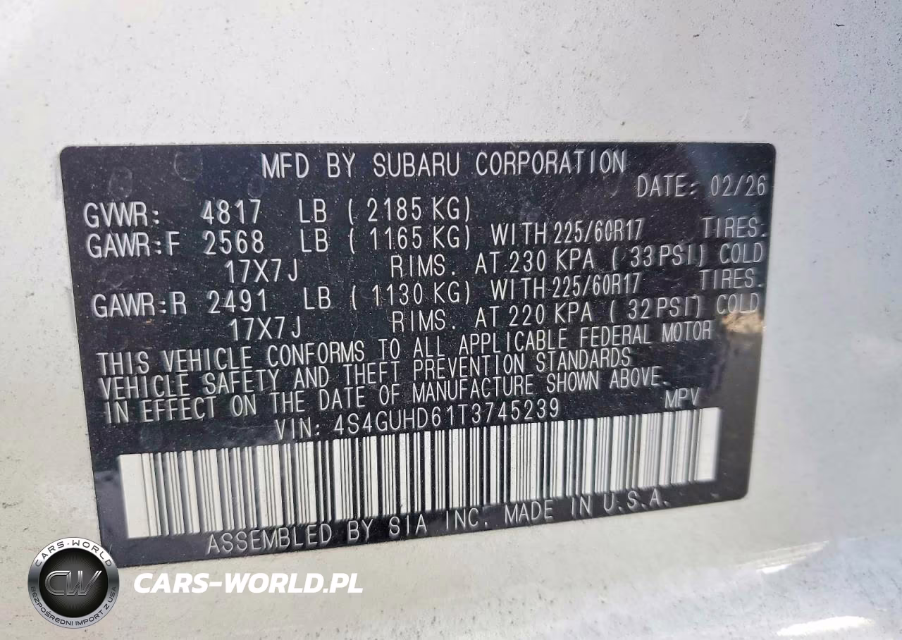 2026 Subaru Crosstrek Premium VIN:4S4GUHD61T3745239 - 12
