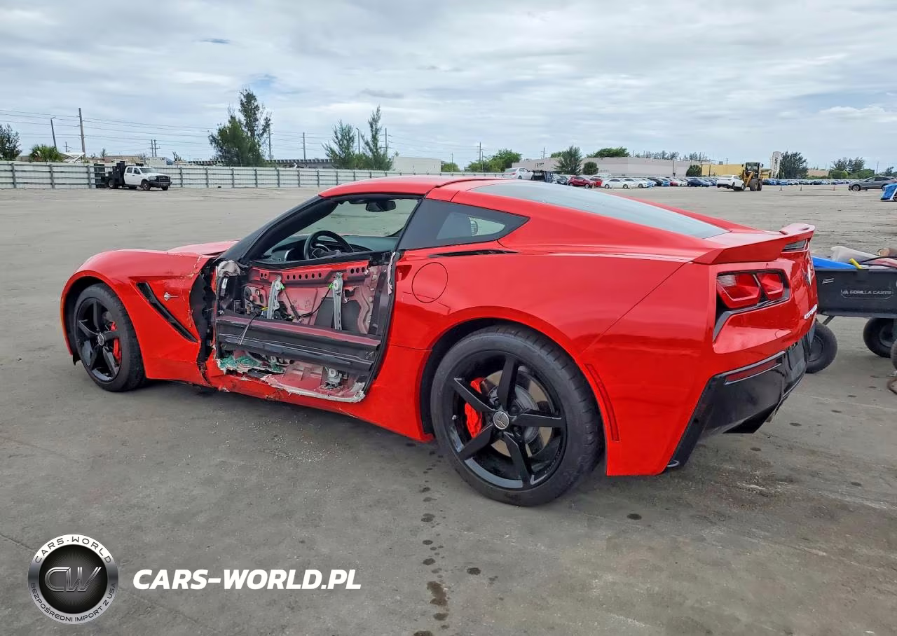 2015 Chevrolet Corvette Stingray 1Lt VIN:1G1YA2D75F5124823 - 2