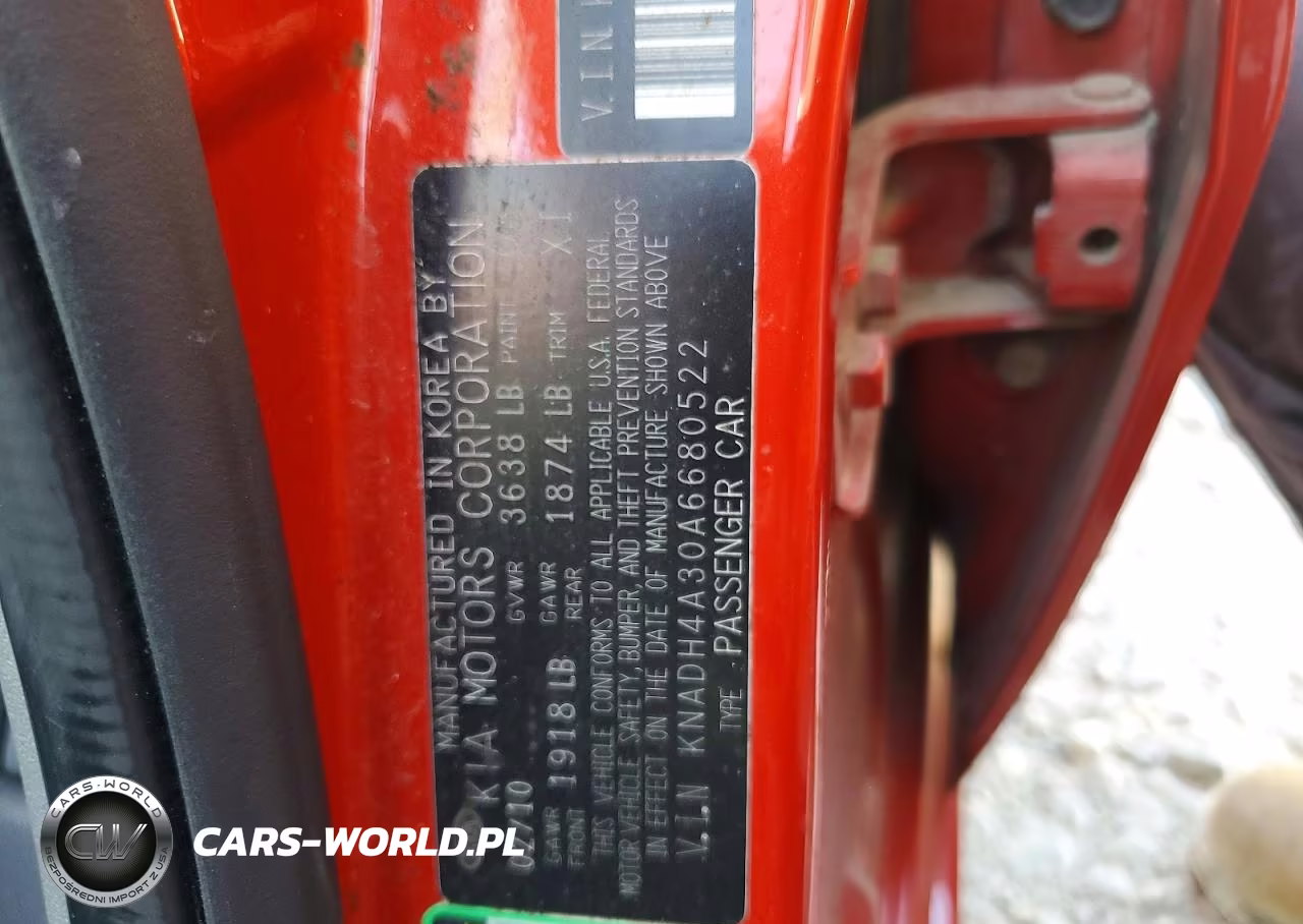 2010 Kia Rio 5D VIN:KNADH4A30A6680522 - 13