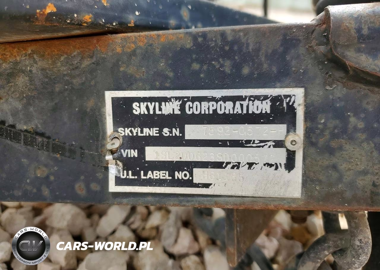1995 Skyline Camper VIN:1SL200G23SD000572 - 10