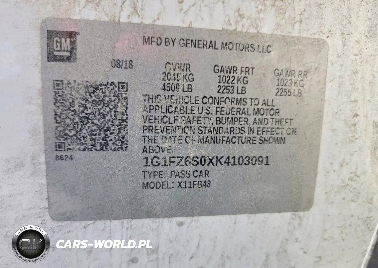 2019 Chevrolet Bolt Ev Premier VIN:1G1FZ6S0XK4103091 - 13