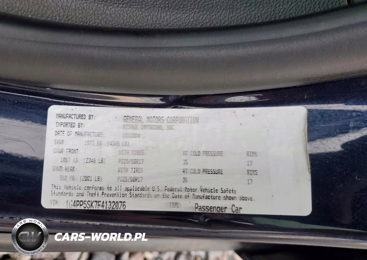 2015 Buick Verano VIN:1G4PP5SK7F4132076 - 13