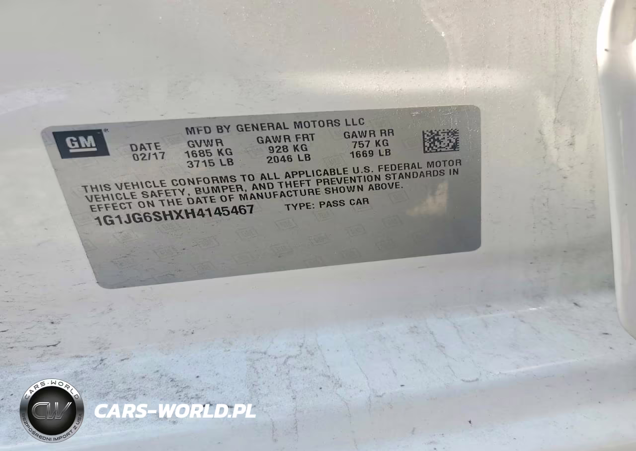 2017 Chevrolet Sonic VIN:1G1JG6SHXH4145467 - 12