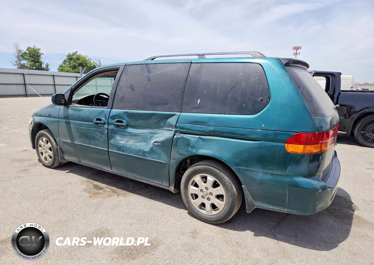 2002 Honda Odyssey Ex VIN:2HKRL18602H519343 - 2