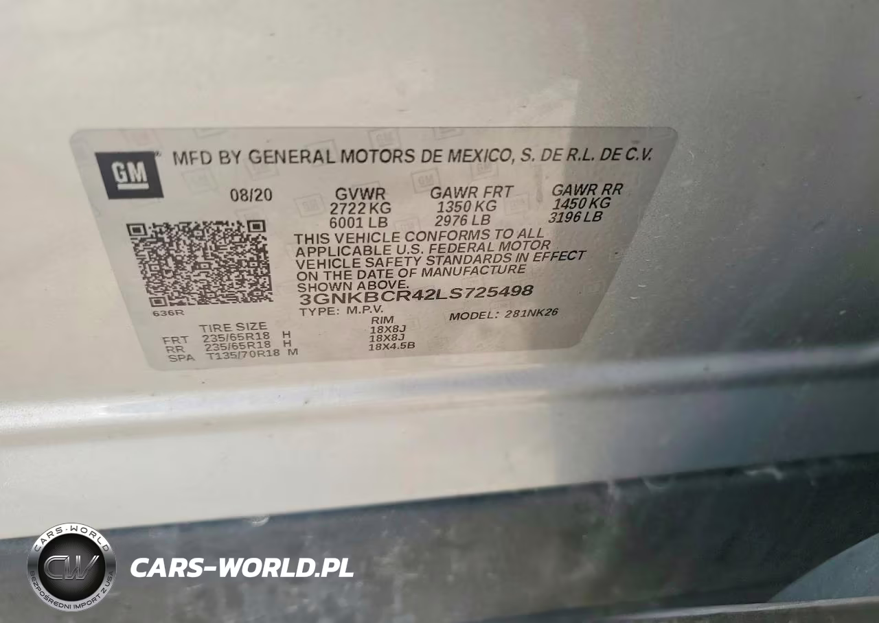 2020 Chevrolet Blazer VIN:3GNKBCR42LS725498 - 12