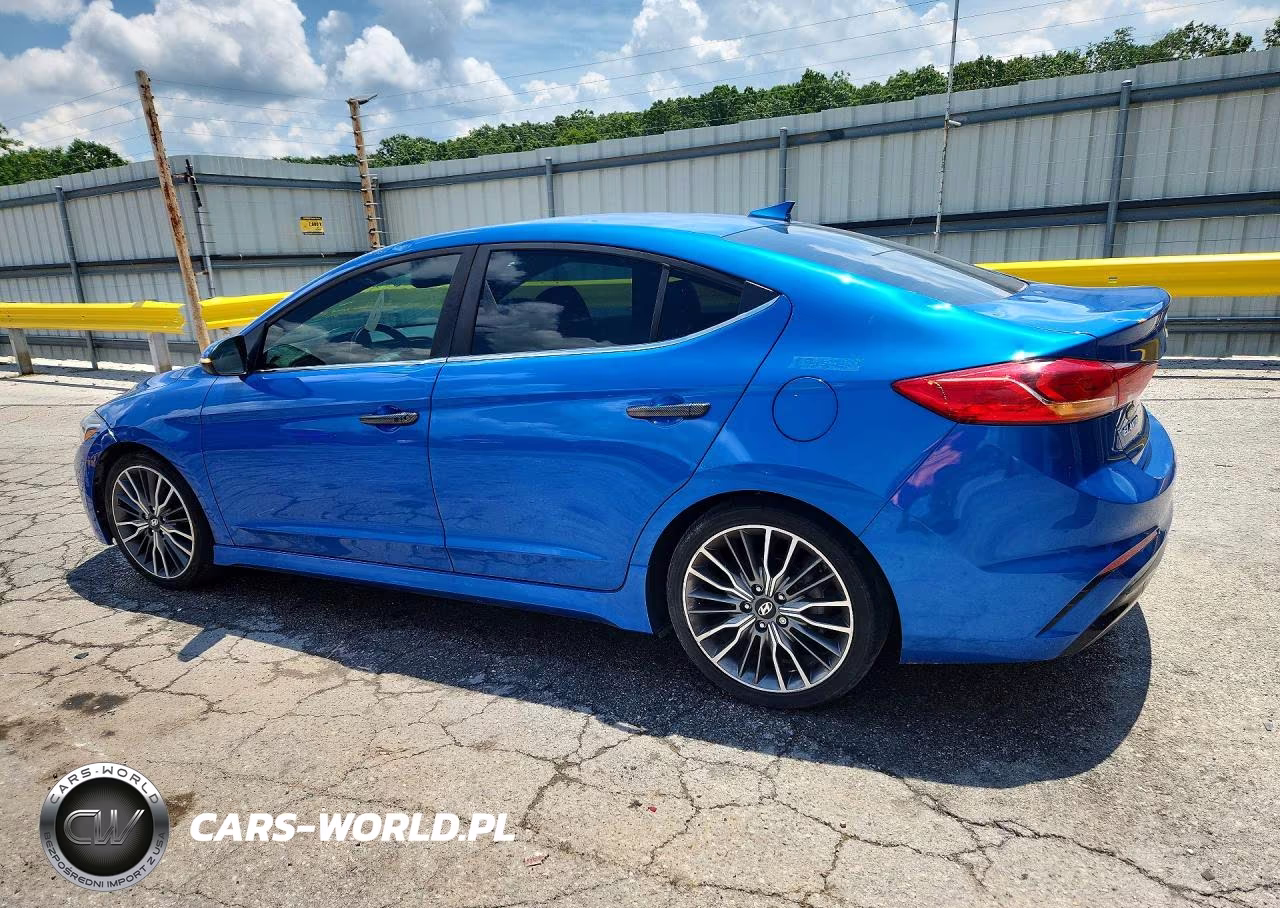 2018 Hyundai Elantra Sport VIN:KMHD04LB5JU468642 - 2
