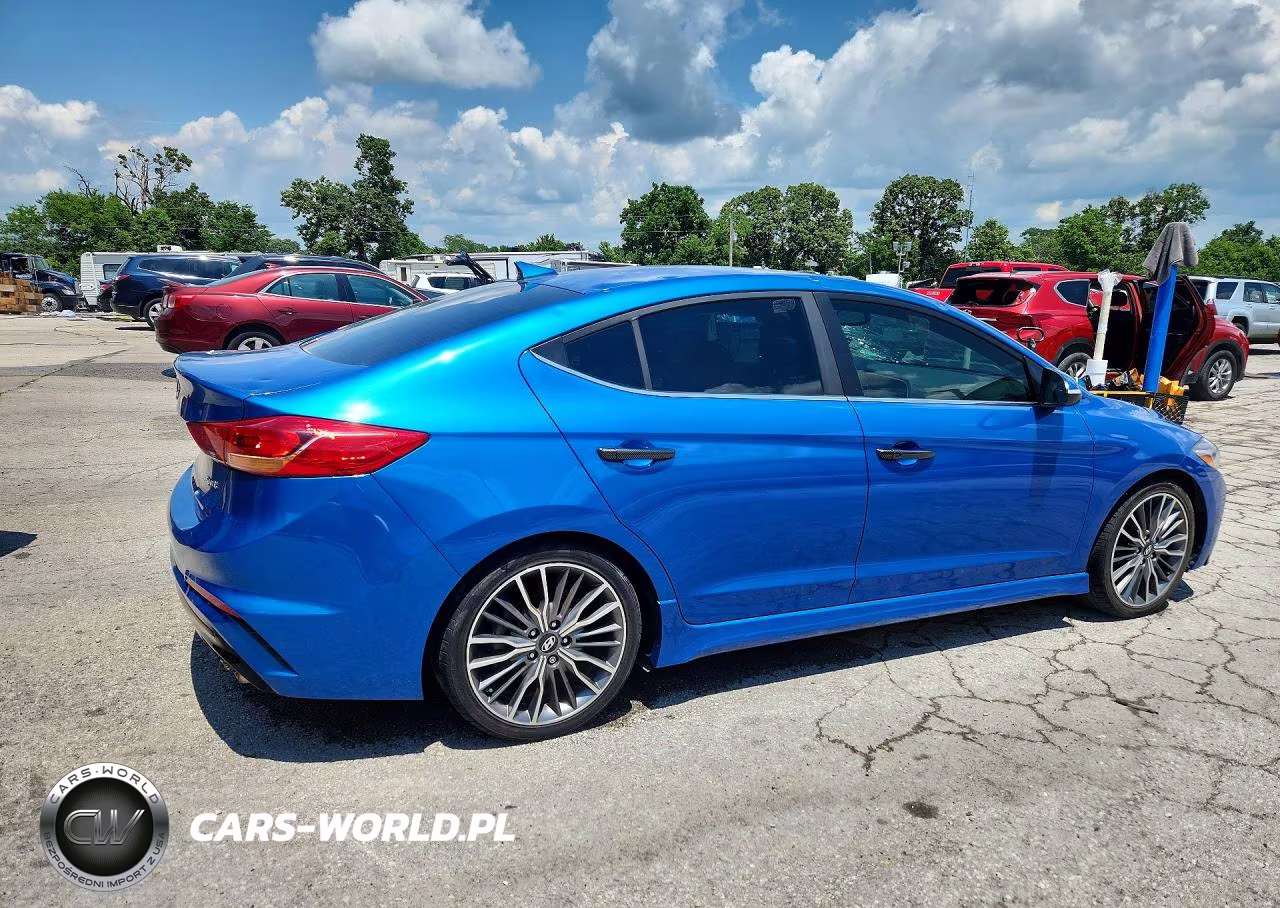 2018 Hyundai Elantra Sport VIN:KMHD04LB5JU468642 - 3