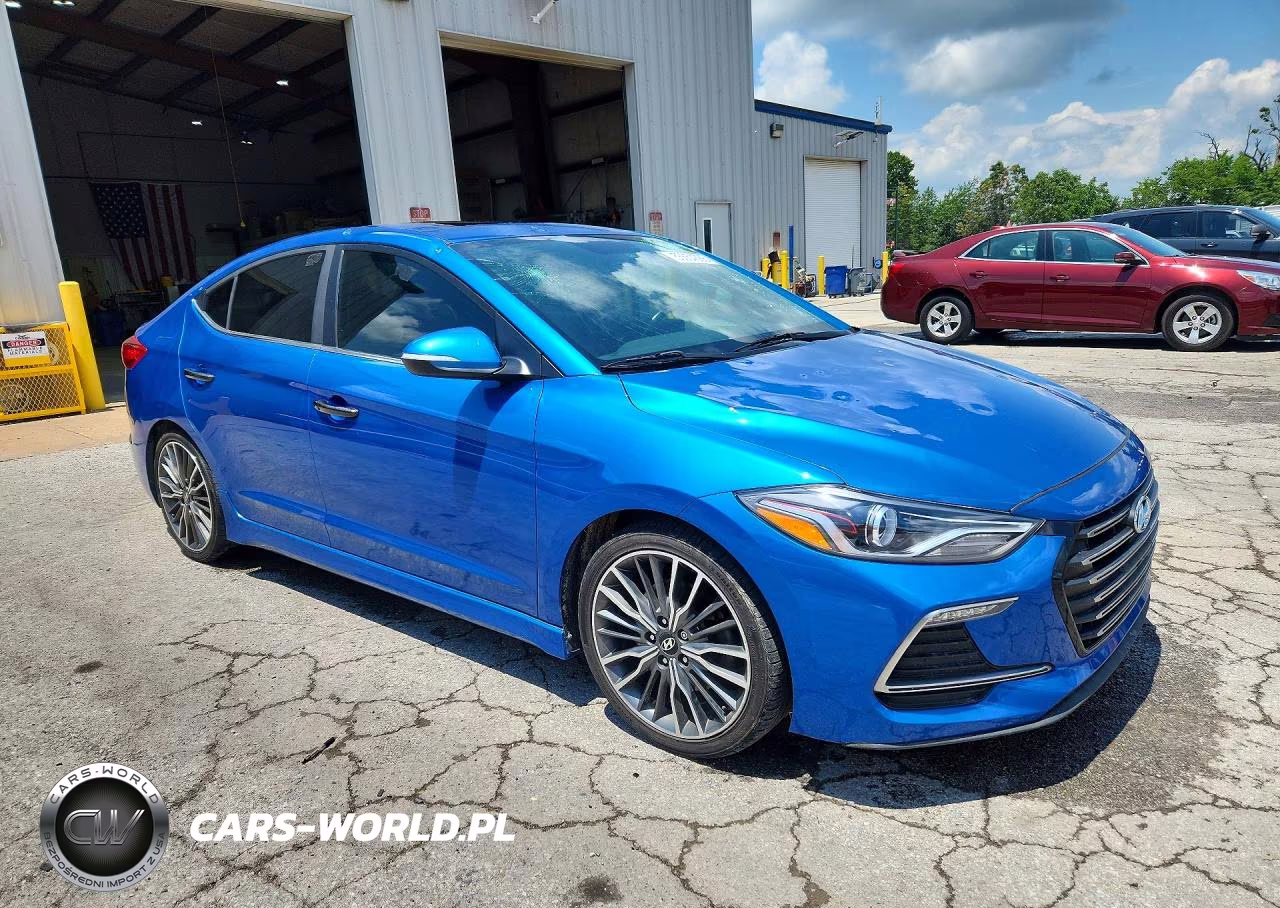 2018 Hyundai Elantra Sport VIN:KMHD04LB5JU468642 - 4