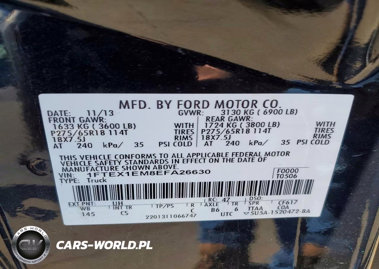 2014 Ford F150 Super Cab VIN:1FTEX1EM8EFA26630 - 13
