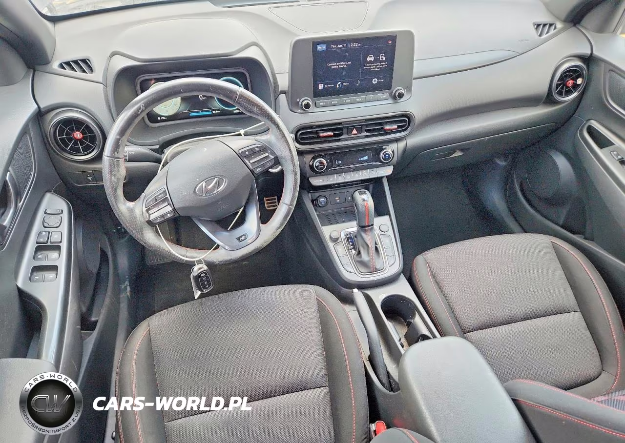 2022 Hyundai Kona N Line VIN:KM8K33A37NU801028 - 8