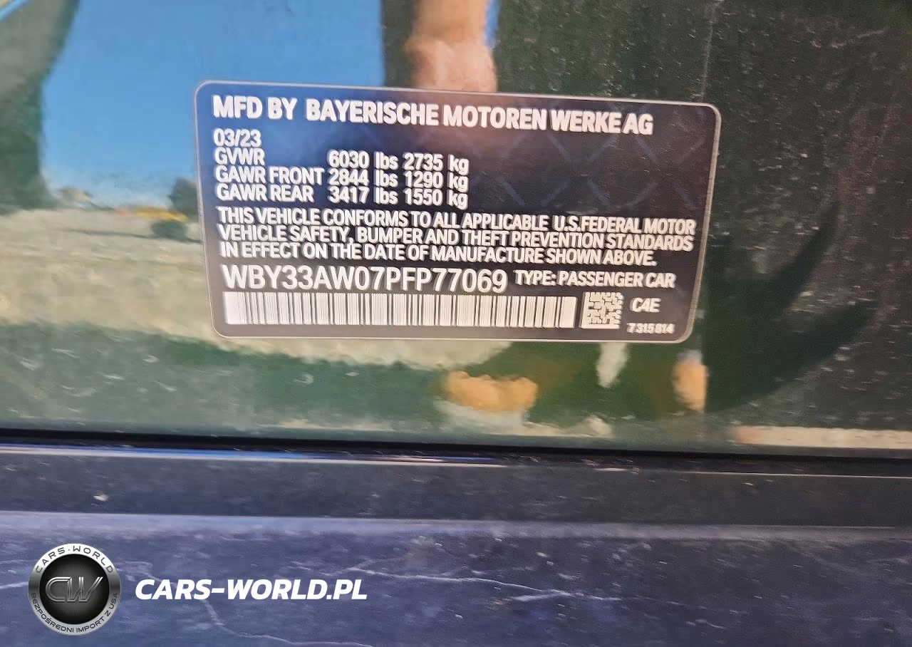 2023 BMW I4 M50 VIN:WBY33AW07PFP77069 - 12