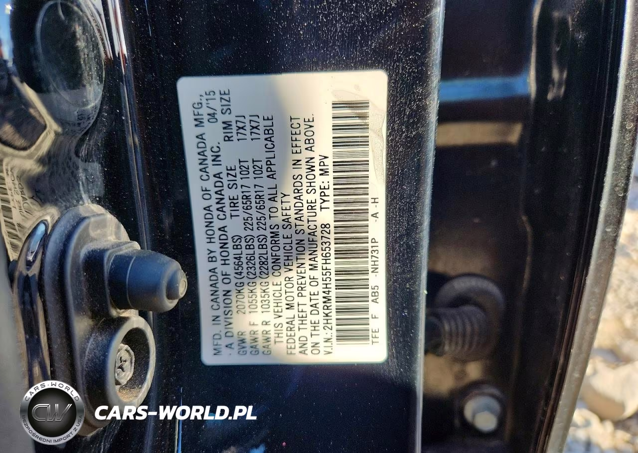2015 Honda Cr-V Ex VIN:2HKRM4H55FH653728 - 13