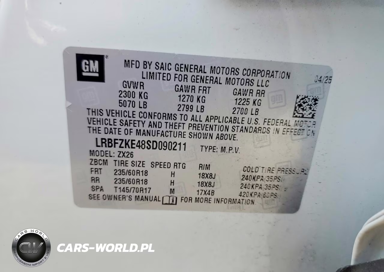 2025 Buick Envision Preferred VIN:LRBFZKE48SD090211 - 13