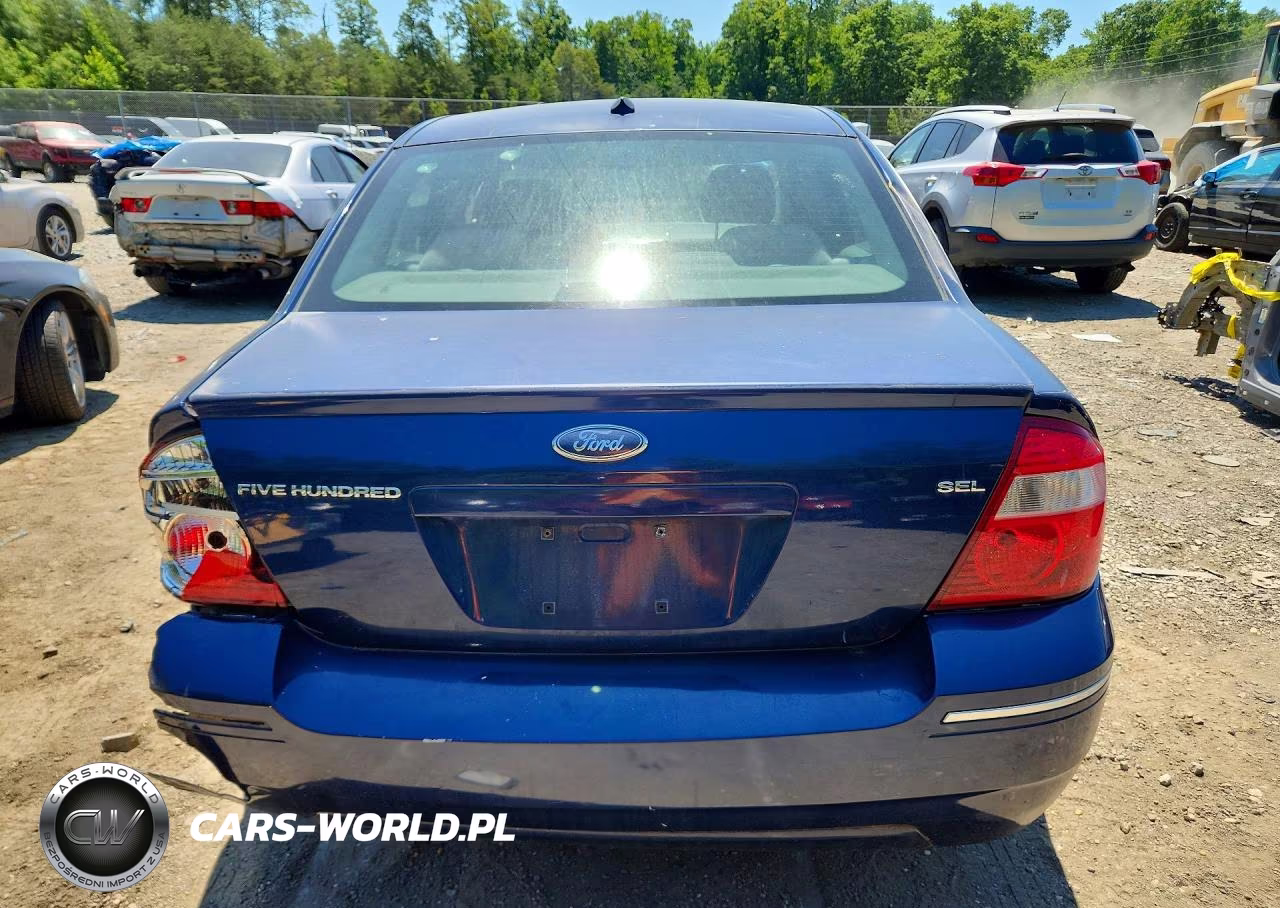 2007 Ford Five Hundred Sel VIN:1FAHP24177G139322 - 6