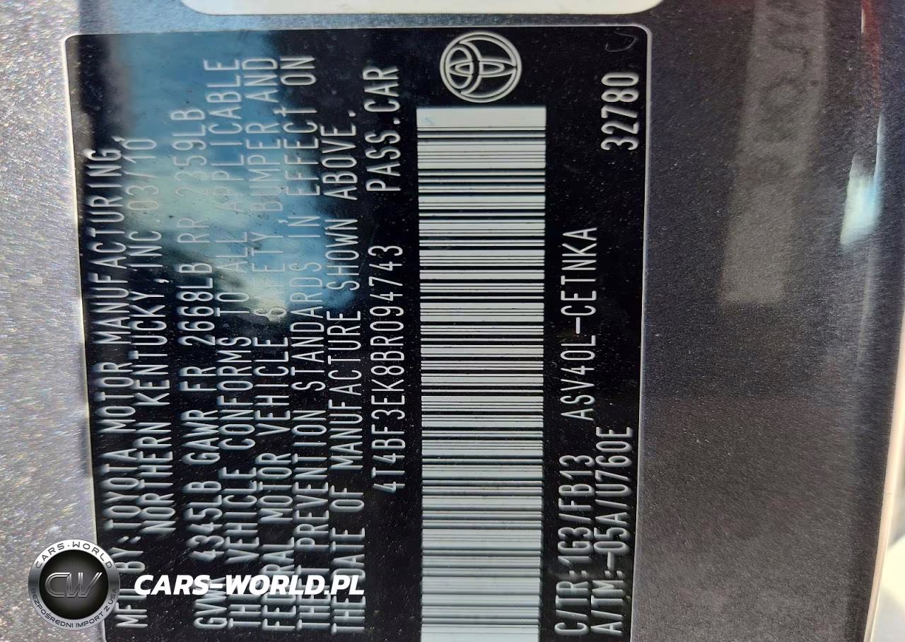 2011 Toyota Camry Le VIN:4T4BF3EK8BR094743 - 12