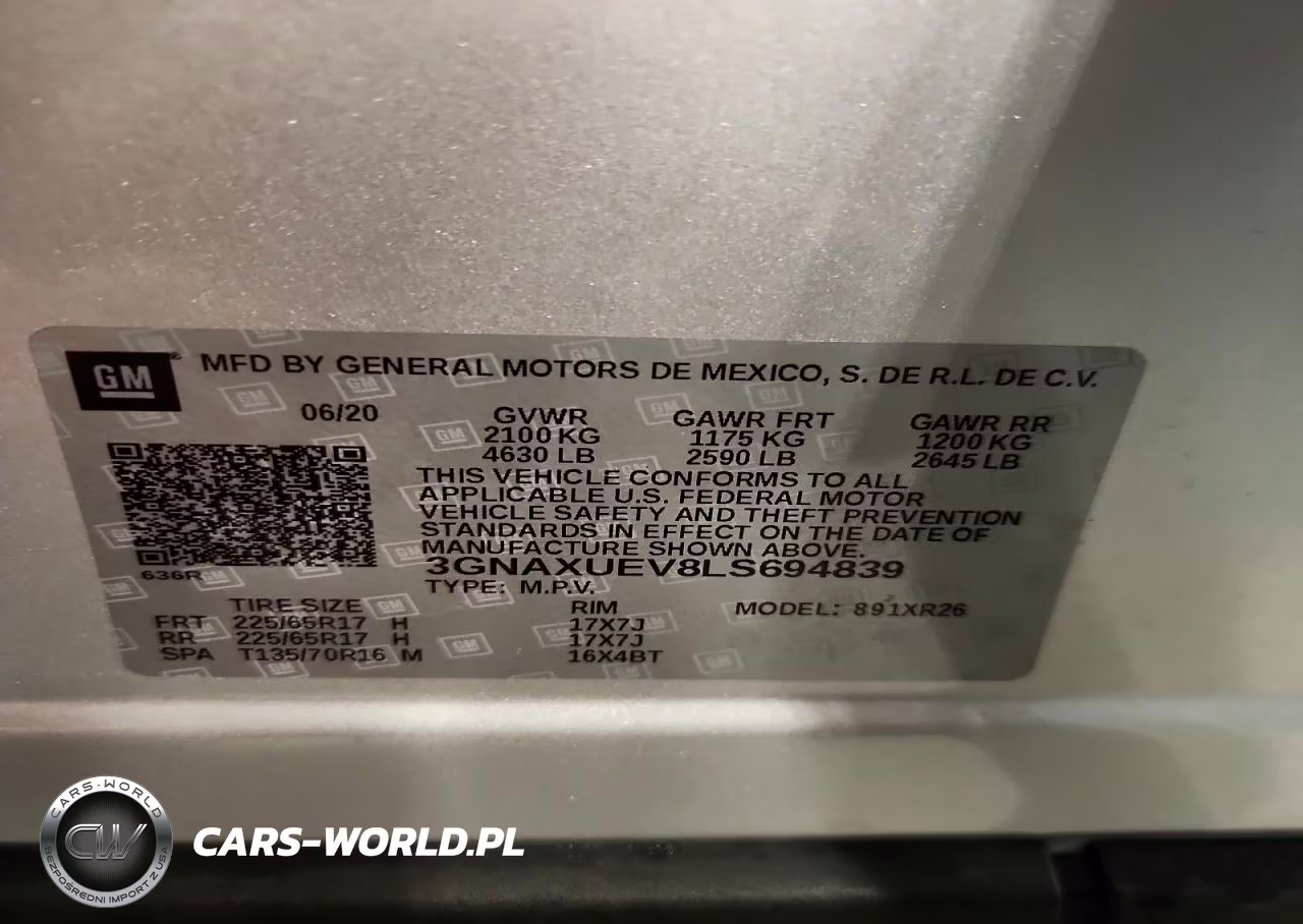 2020 Chevrolet Equinox Lt VIN:3GNAXUEV8LS694839 - 14