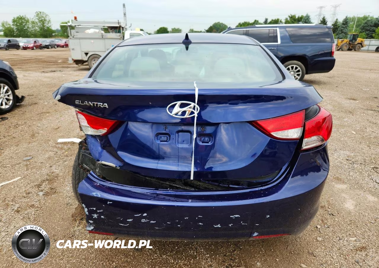 2013 Hyundai Elantra Gls VIN:5NPDH4AE4DH447662 - 6