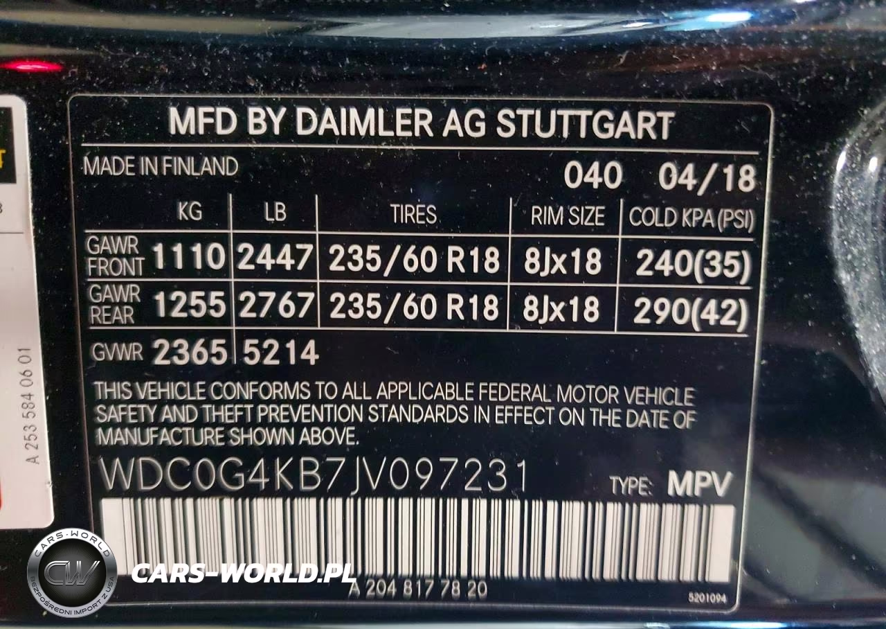 2018 Mercedes-Benz Glc 300 4Matic VIN:WDC0G4KB7JV097231 - 13