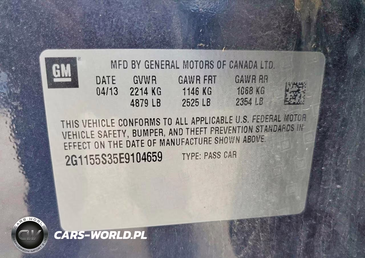 2014 Chevrolet Impala Ltz VIN:2G1155S35E9104659 - 12