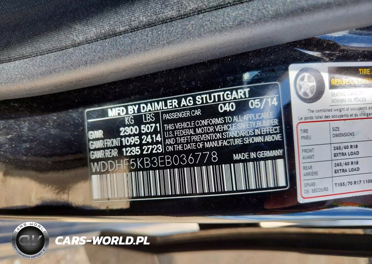 2014 Mercedes-Benz E 350 VIN:WDDHF5KB3EB036778 - 12