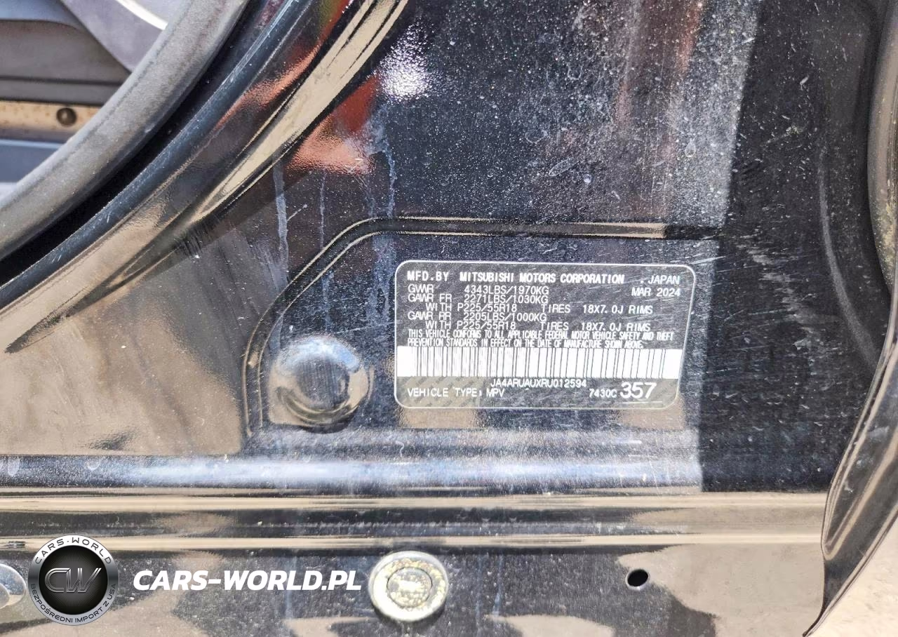 2024 Mitsubishi Outlander Sport S VIN:JA4ARUAUXRU012594 - 13
