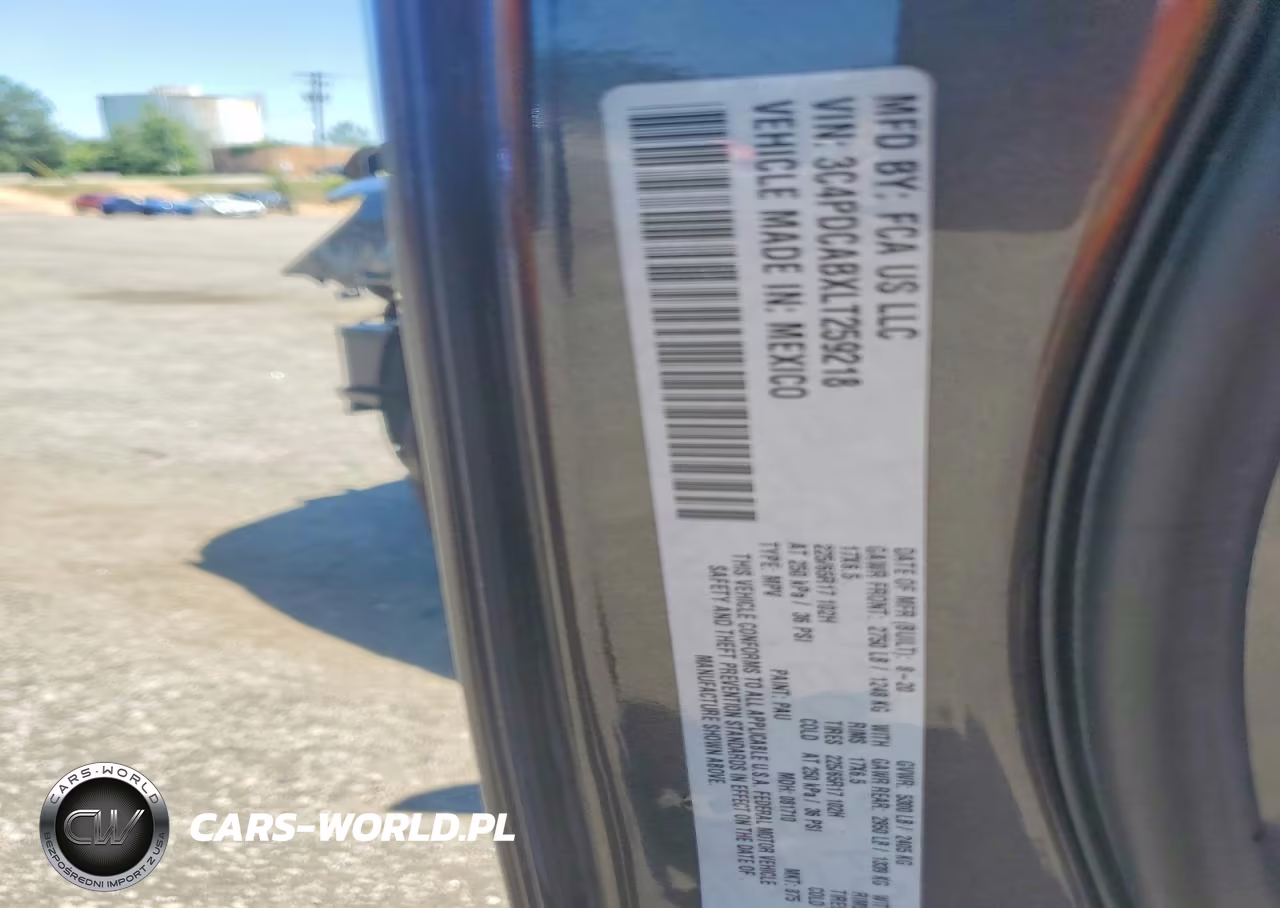 2020 Dodge Journey Se VIN:3C4PDCABXLT259218 - 12