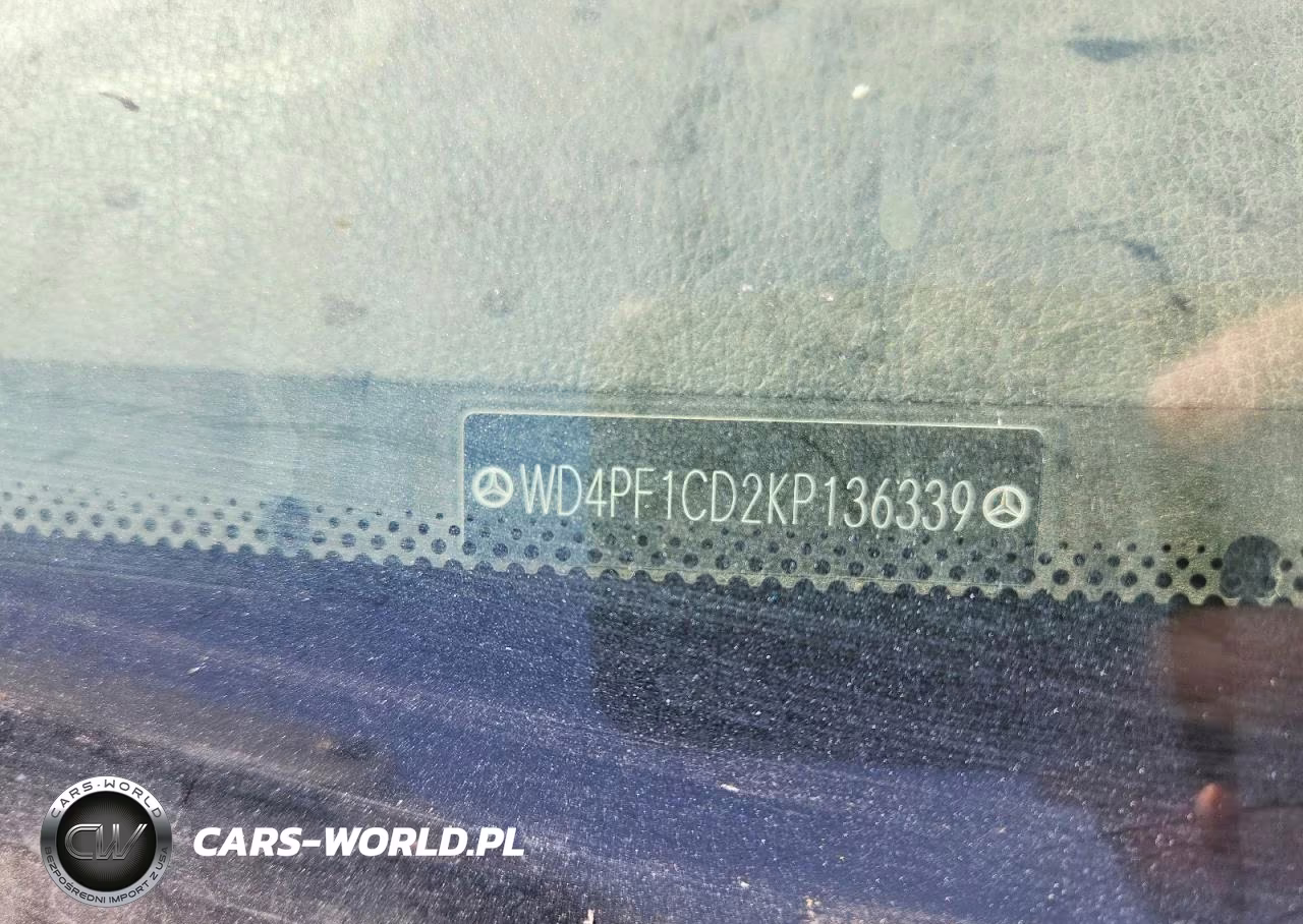 2019 Mercedes Benz Sprinter 2500 Delivery Van VIN:WD4PF1CD2KP136339 - 10