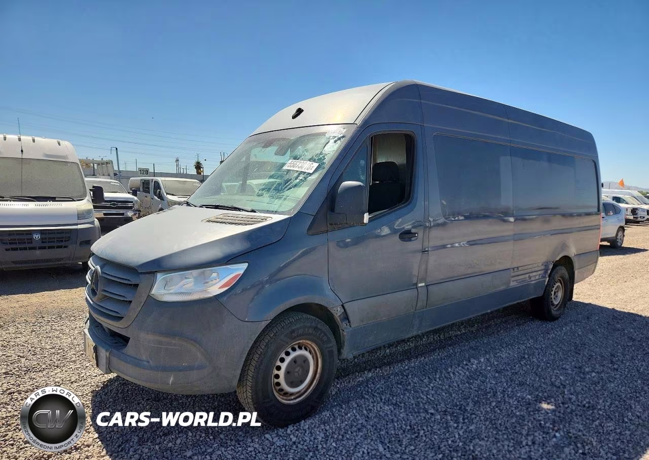 2019 Mercedes Benz Sprinter 2500 Delivery Van VIN:WD4PF1CD2KP136339 - 2