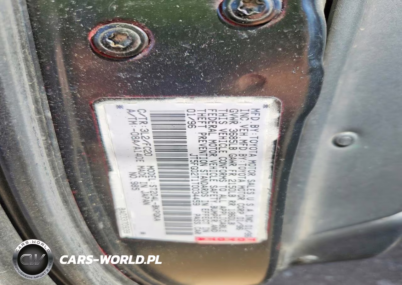 1996 Toyota Celica Gt VIN:JT5FG02T1T0034459 - 12