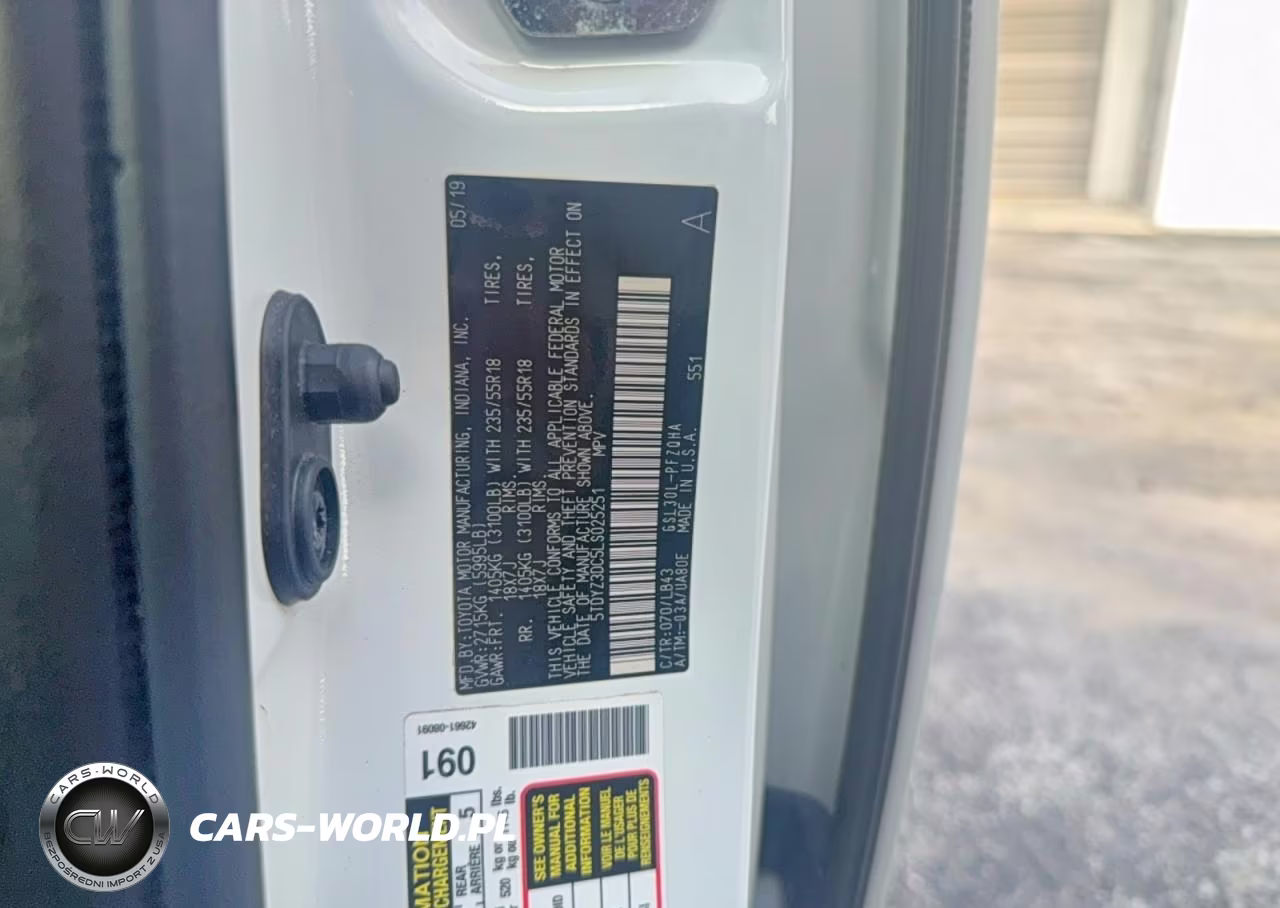 2020 Toyota Sienna Xle VIN:5TDYZ3DC5LS025251 - 10