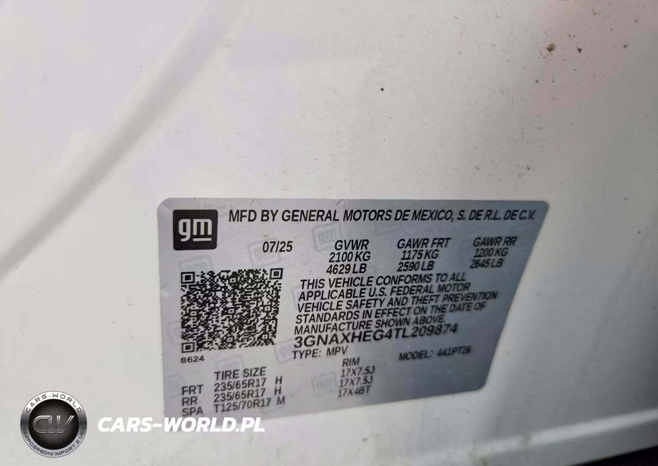 2026 Chevrolet Equinox Lt VIN:3GNAXHEG4TL209874 - 13