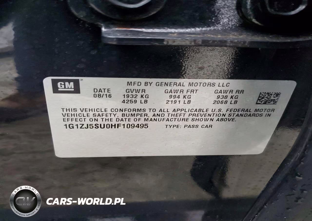 2017 Chevrolet Malibu Hybrid VIN:1G1ZJ5SU0HF109495 - 12