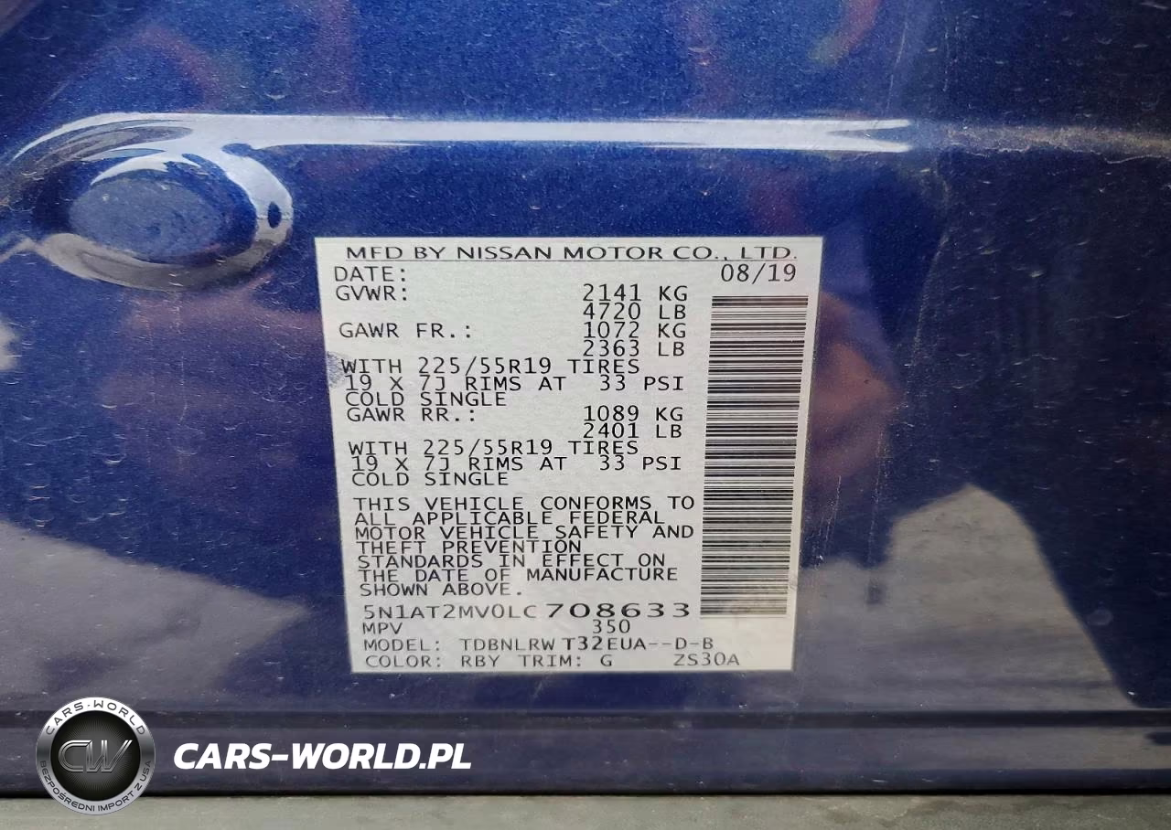 2020 Nissan Rogue Sl VIN:5N1AT2MV0LC708633 - 13