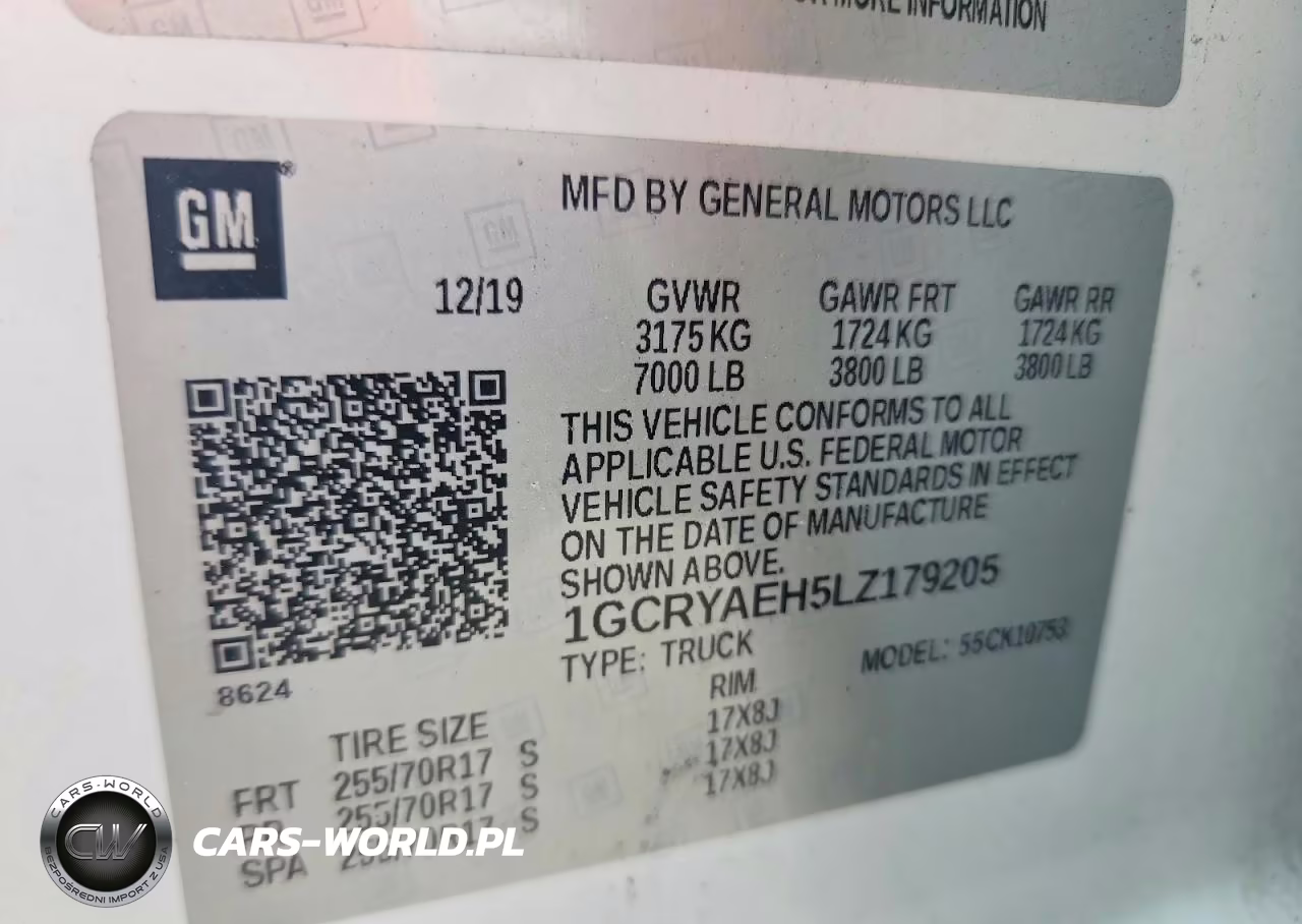 2020 Chevrolet Silverado K1500 VIN:1GCRYAEH5LZ179205 - 13