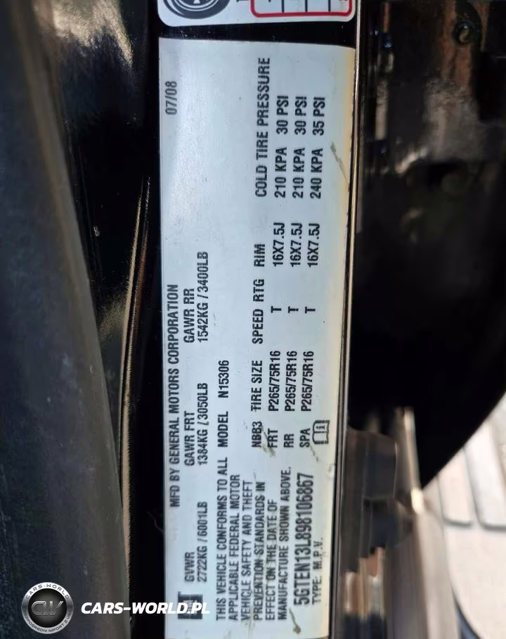 2009 HUMMER H3 ALPHA VIN:5GTEN13L898106867 - 10