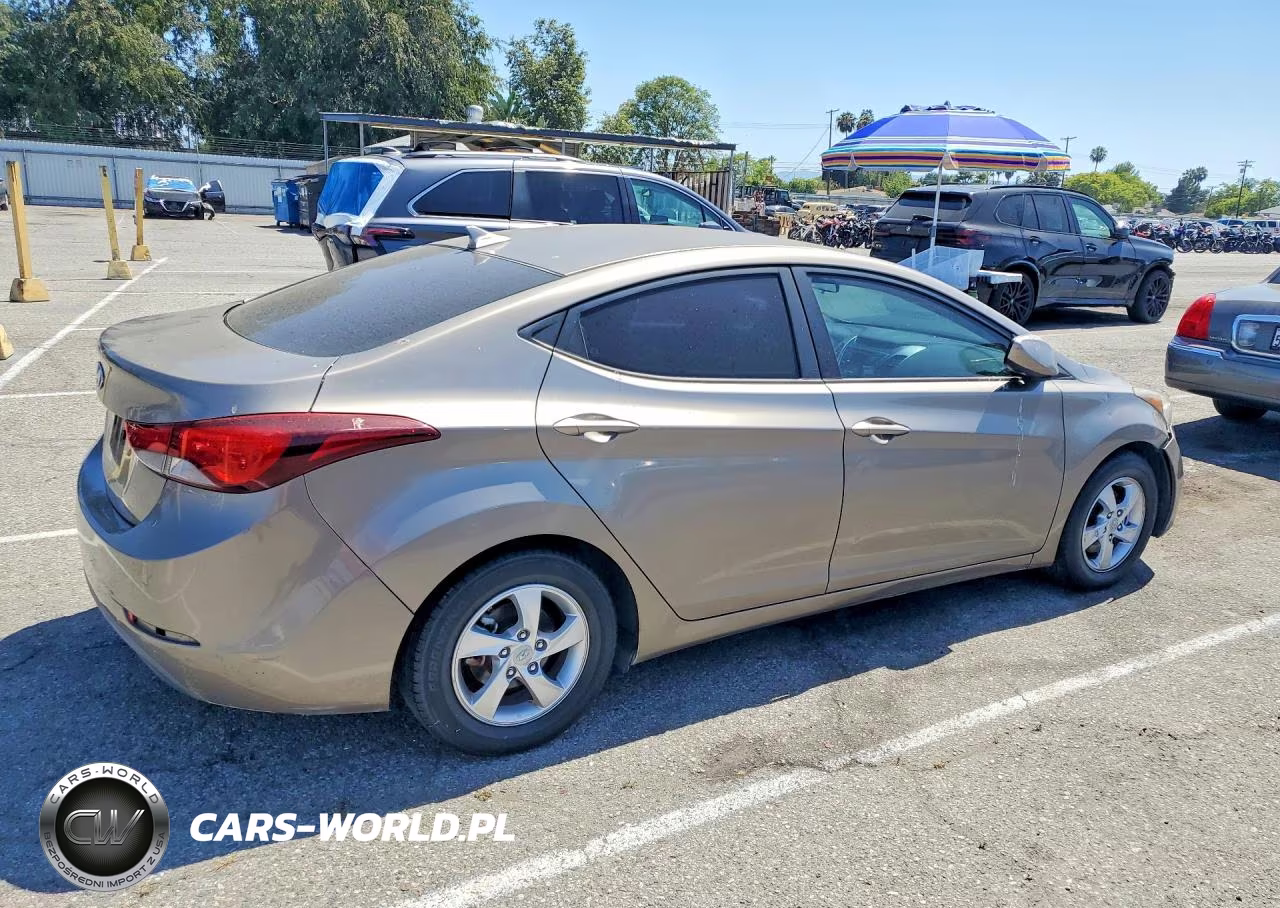 2014 Hyundai Elantra Se VIN:5NPDH4AE8EH515253 - 3