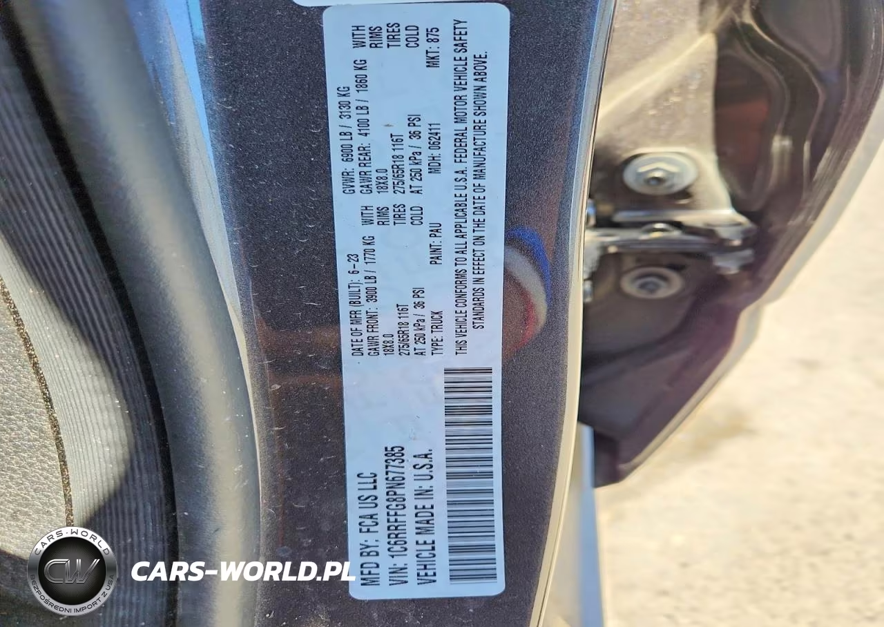2023 Ram 1500 Big Horn VIN:1C6RRFFG8PN677385 - 12