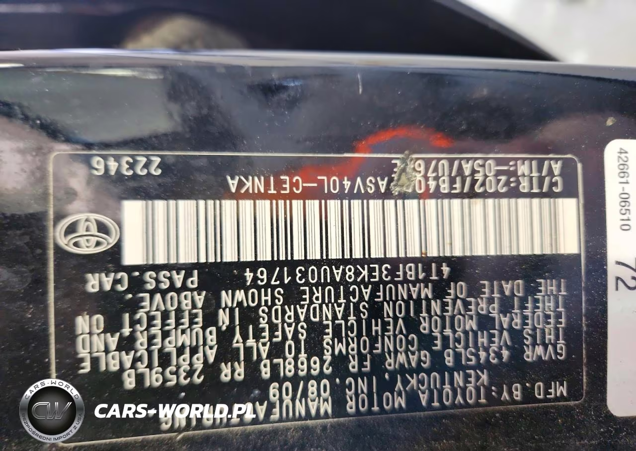 2010 Toyota Camry VIN:4T1BF3EK8AU031764 - 12
