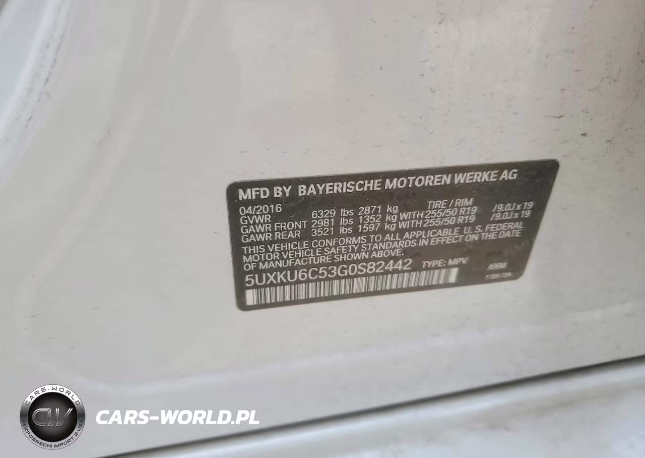 2016 BMW X6 xDrive50I VIN:5UXKU6C53G0S82442 - 12