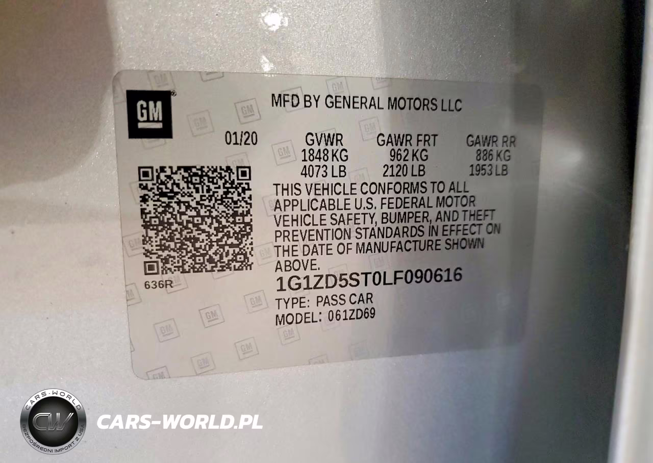 2020 Chevrolet Malibu Lt VIN:1G1ZD5ST0LF090616 - 12