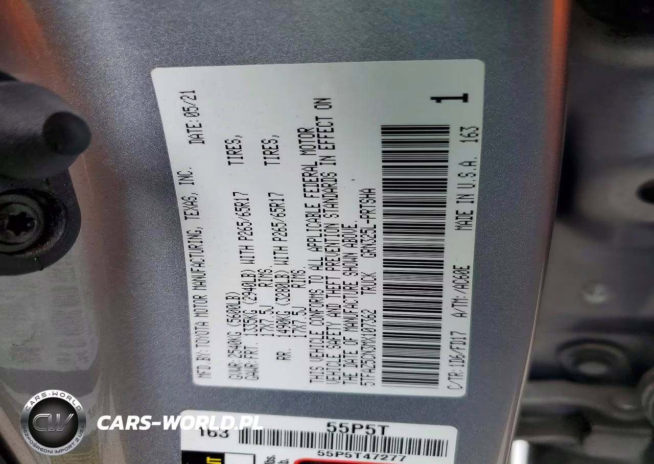 2021 Toyota Tacoma Trd Sport VIN:5TFAZ5CN3MX107362 - 12