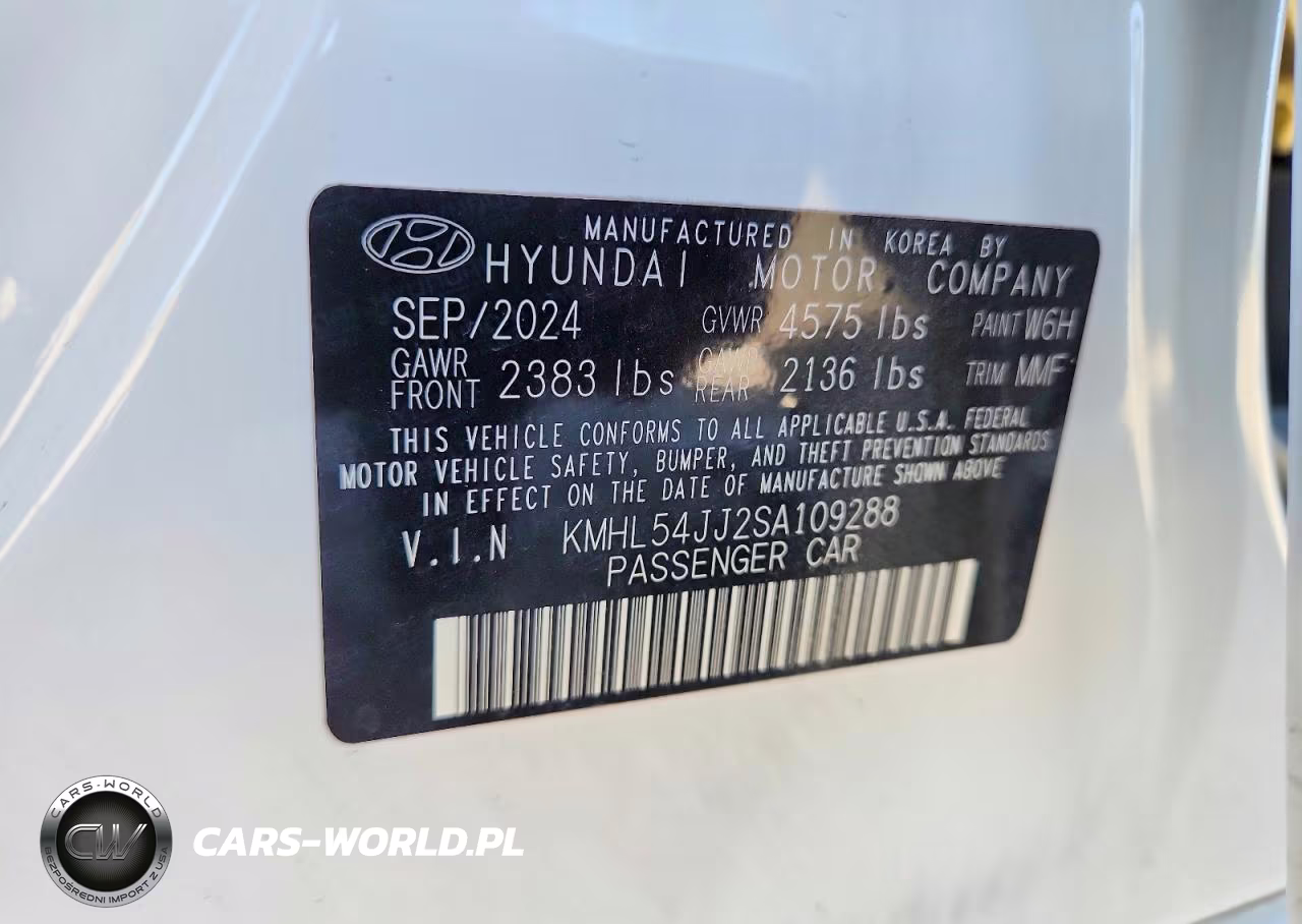2025 Hyundai Sonata Hybrid Limited VIN:KMHL54JJ2SA109288 - 13